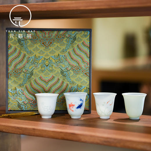 景德镇四大名瓷茶杯套组【首发】 商品图1