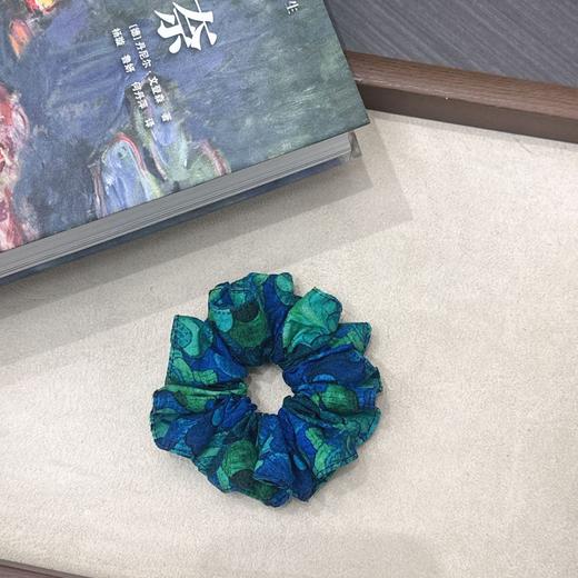 雀说韩系高级感复古法式扎染布艺大肠圈百搭丸子头绳高弹力两组装ALW 商品图2