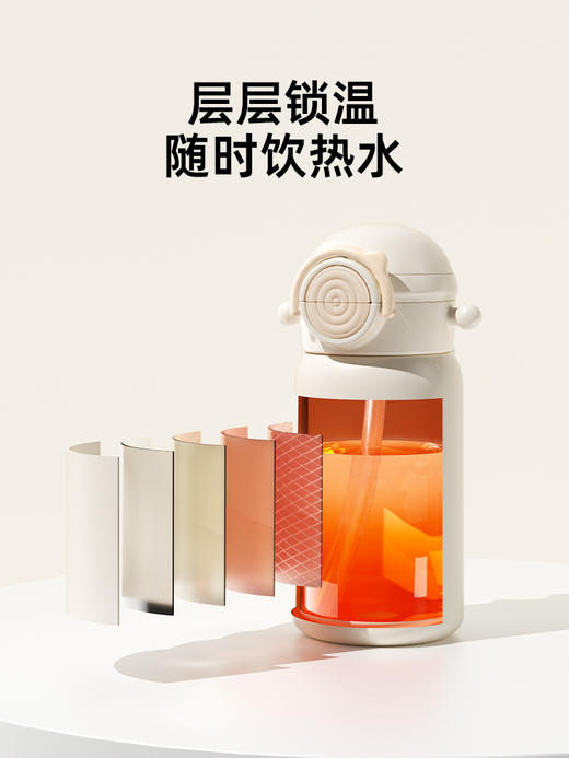 迪士尼直饮保温杯500ml便携儿童保温水杯学生吸管杯宝宝杯子旅行水杯 商品图4