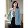 米思阳2026春季新款时尚气质纯色西装干练宽松显瘦垫肩外套女1076 商品缩略图6