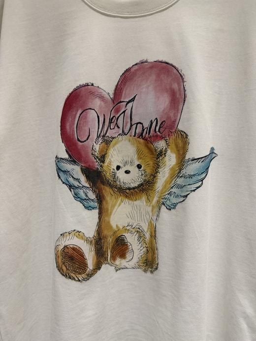 女款小熊印花宽松短袖T恤ba 商品图2
