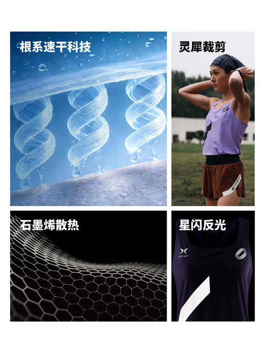 BODYWIT赛道主宰PRO女马拉松背心 商品图2