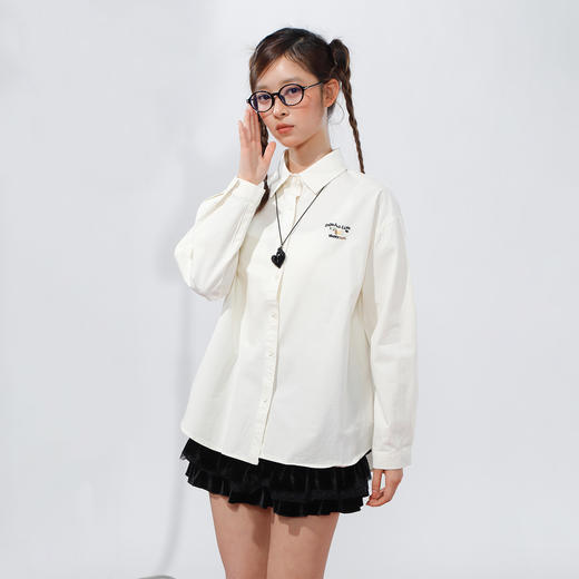 韩系休闲百搭刺绣衬衫-纪念日百货门店同款169264706 商品图5