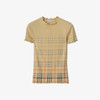 BURBERRY 巴宝莉 女士渐变格纹弹力棉圆领短袖T恤 格子 8119042 B9368 商品缩略图0