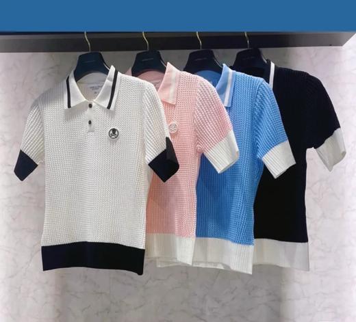 M&L家春夏新款女士针织撞色半袖上衣来了！市场高品质❗️工厂说好几个代购在等着包货，随时会没有，咱家的原厂直出！马克家的单品一般小厂还真没有这样的用料也没有这样的工艺，给人耳目一新的感觉！ 商品图0