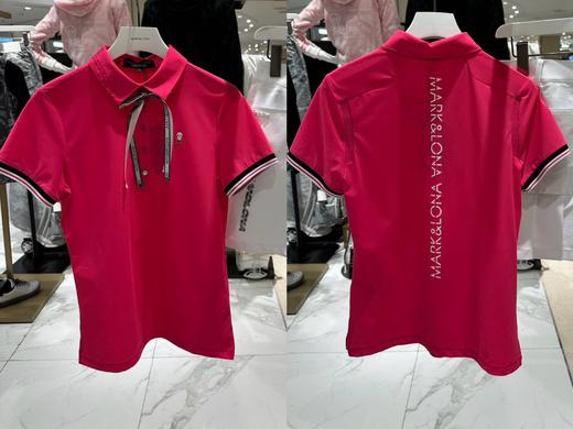 M&L家新款女士撞色领结短袖上衣来啦~高品质版本❗️牛🐂货！客供原版面料,颜色细节💯！美式复古腔调拉满的一款polo衫！显年轻还不挑身材! 双层蝴蝶结领结非常显脸小，撞色色彩搭配火候掌握刚好！ 商品图1