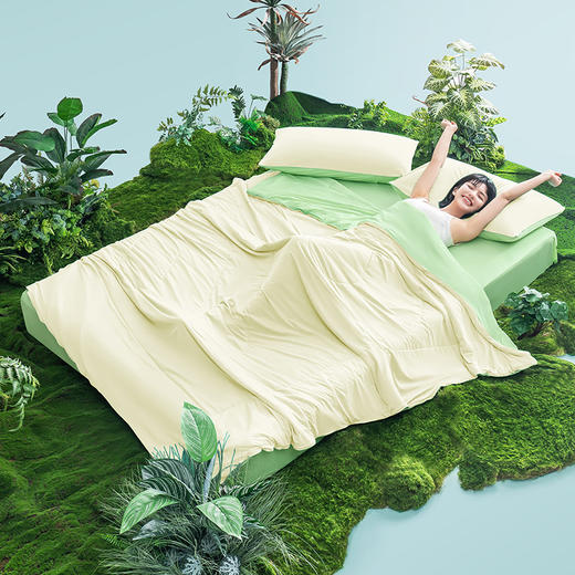 【品牌直发】加倍生活 新生活西蓝花夏凉被-果蔬系列yc0311008 商品图3