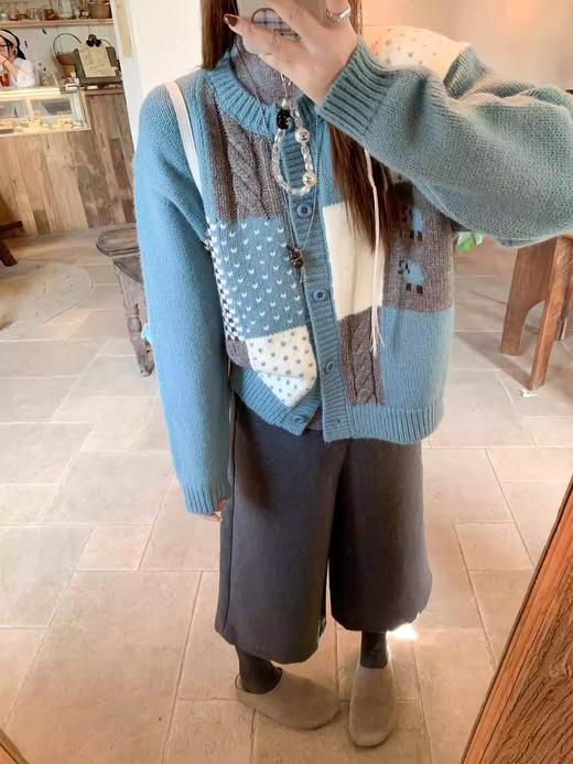 <曾小咸推荐>3.21现货秒杀 ！微信超特价！毛毛马甲 日常239.99 立减140 秒杀99.99！！7分直筒裤 秒杀89.99！！拼布毛衣  秒杀129.99！无袖毛衣 秒杀59.99！！ 商品图13