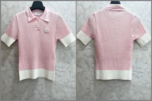 M&L家春夏新款女士针织撞色半袖上衣来了！市场高品质❗️工厂说好几个代购在等着包货，随时会没有，咱家的原厂直出！马克家的单品一般小厂还真没有这样的用料也没有这样的工艺，给人耳目一新的感觉！ 商品图5