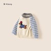 邦选童装冬季保暖内搭儿童上衣插肩袖衣服拼色长袖男童套头毛衣 商品缩略图2