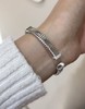 超高端好货  意大利高光编织镯  银镯  宝格丽同厂  （非质量问题  不退不换）偏圆的贵妃镯型 商品缩略图8