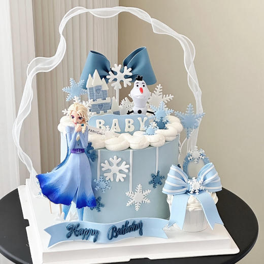 冰雪公主艾莎蛋糕 商品图0