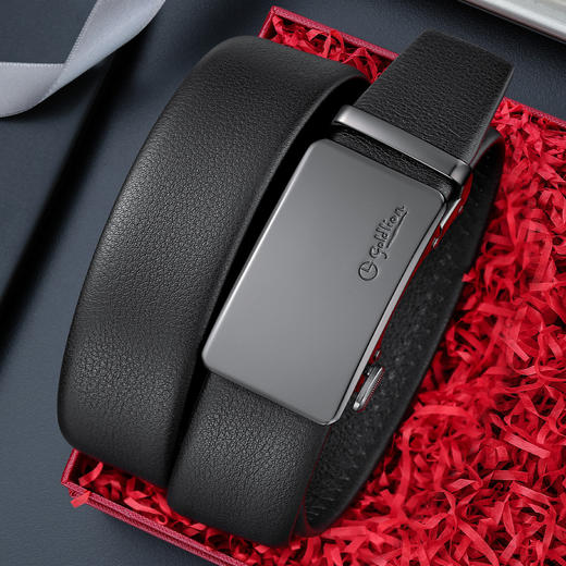 6941941138862 金利来goldlion 【节日送礼】男士皮带头层牛皮男士腰带商务休闲男裤带送男友【1200MM】 商品图1