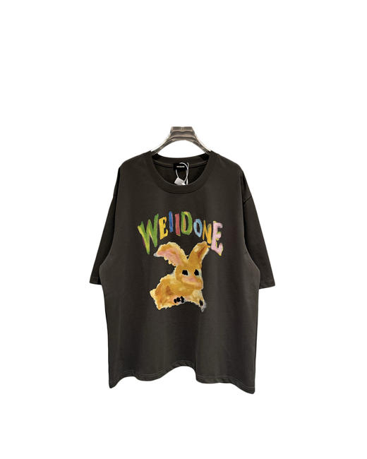 女款涂鸦印花宽松短袖T恤hu 商品图0