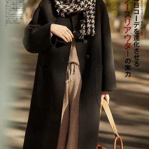 韩系羊绒大衣 手工缝制 精选高密羊毛 商品图1