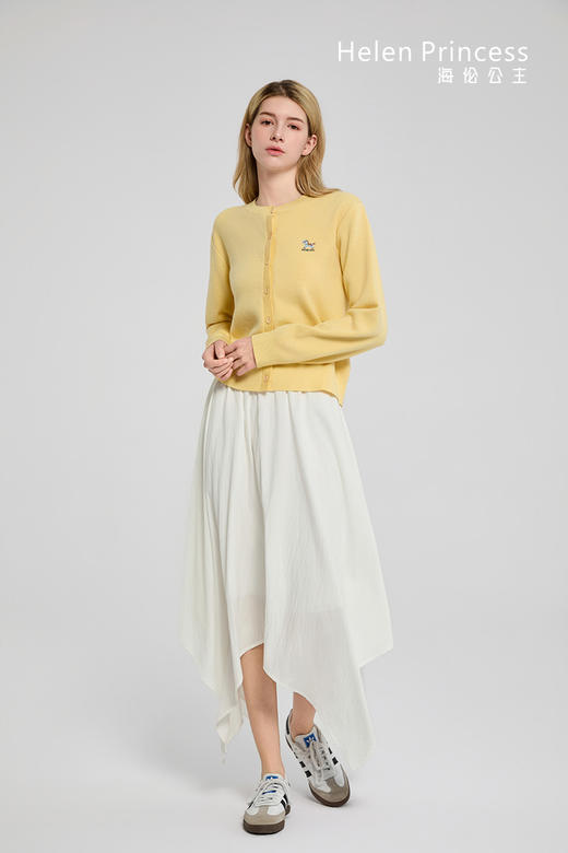 圆领小马针织开衫 商品图3