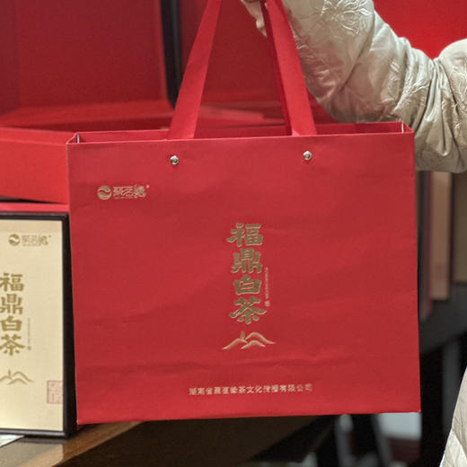 年货节｜【福气满堂】鼠年生肖纪念白茶，2017年春采荒野花香白茶，自饮馈赠佳品，规格：300g*1饼*1盒 商品图3