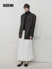 HIDEMI 设计感美丽奴羊毛翻驳领短款西装外套 商品缩略图2