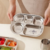 摩登主妇316L不锈钢饭盒上班族带饭餐盒2026新款小学生分格便当盒 商品缩略图3