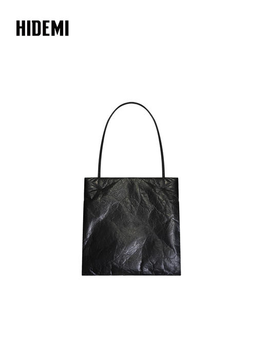 HIDEMI bookbag系列设计感极简羊皮纯色通勤休闲单肩包 商品图9
