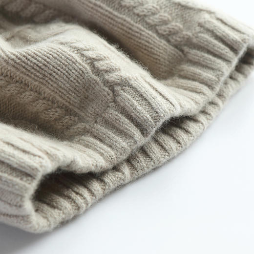 PALUOPO/PL 100%山羊绒羊绒帽子ET20039R-B约重80g 配饰帕罗 商品图11