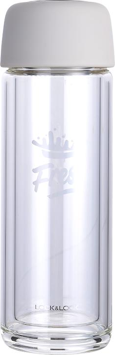 6944662548590 乐扣乐扣Lock&Lock 300ml双层耐热马卡龙色系玻璃杯水杯学生出勤专用 商品图0