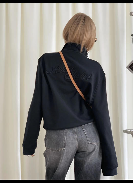 @cne Stud1os 男女同款 刺绣徽标纯色拉链卫衣外套 WT967 商品图2