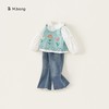 宥宝童装春季女童套装2025新款儿童针织毛衣马甲衬衫牛仔裤三件套 商品缩略图3