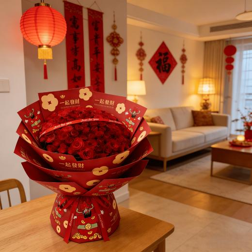 99朵玫瑰花束皇冠版五选一 商品图4