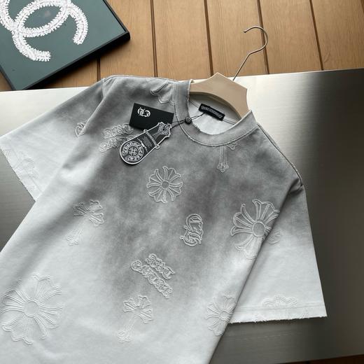 克罗心2026早春水洗做旧渐变短袖新品 商品图4