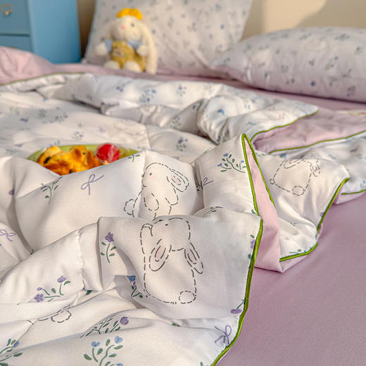 【品牌直发】加倍生活  A类水洗皱皱纱7A抑菌夏被夏凉被空调被-小熊院长系列yc0311003 商品图5