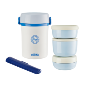 6926497340778 膳魔师THERMOS 不锈钢保温饭盒分层便携保温桶大容量带饭便当盒TCBC-801