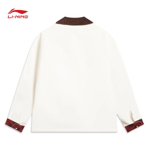 李宁日进斗金系列女子防泼水撞色翻领短棉服AJMW090 商品图3
