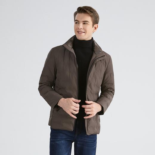 【白鸭绒】柒牌羽绒服男2022冬季新款商务休闲长袖立领保暖厚外套123E70160 商品图1