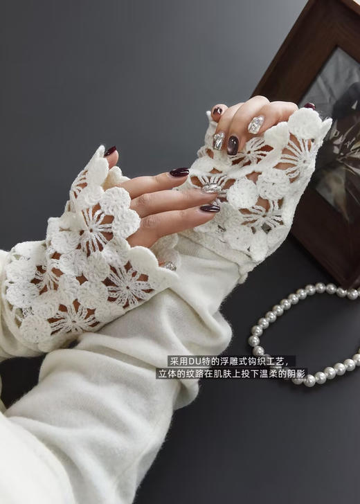 衬衫是POLO领轻法式钩织衬衫开衫 商品图10