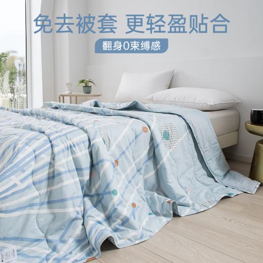 2026年春夏新款雅芳婷100%全棉夏凉被纯棉可机洗夏薄被透气空调被 商品图3