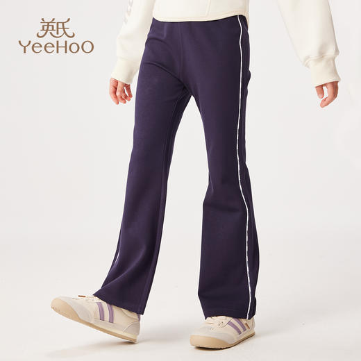 【英氏】【110-170】女童九分微喇裤喇叭裤 商品图3