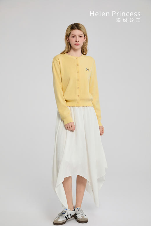 圆领小马针织开衫 商品图2