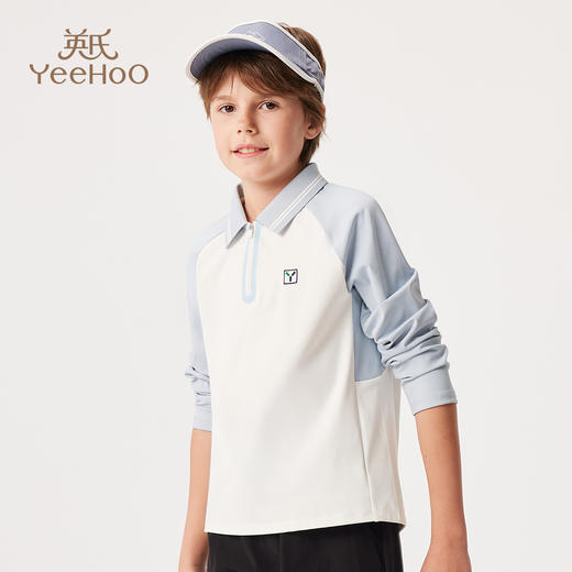 【英氏】【140-175】男童春秋长袖POLO衫 商品图7