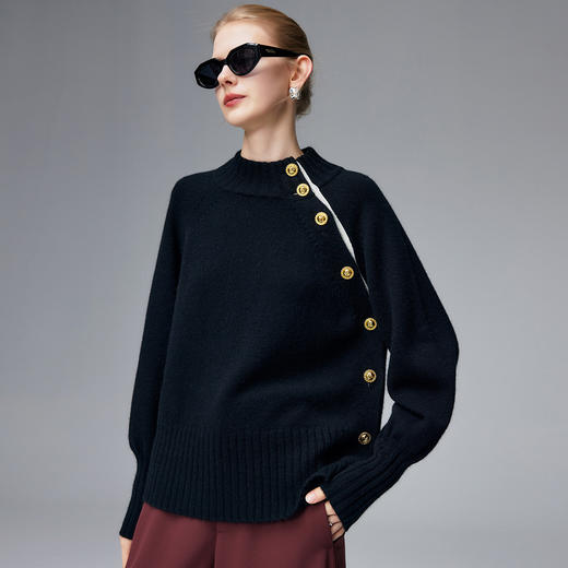 【咕咕同款】PALUOPO/PL圆领女衫ET23211R/约重447g 红色帕罗 商品图3