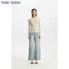 商场同款PURE TOUCH女装26春夏新款圆领羊毛打底衫弹力内搭针织衫 商品缩略图3