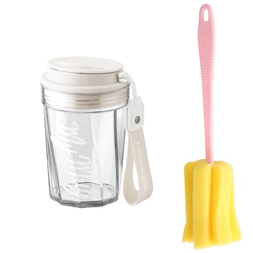 ABF971WHTBS 乐扣乐扣Lock&Lock 360ml小容量迷你扭扭杯便携防漏可爱塑料水杯男女夏季 商品图0