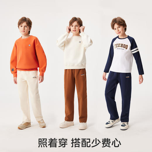 【英氏】【5A抑菌】【110-150】男童春秋直筒卫裤 商品图4