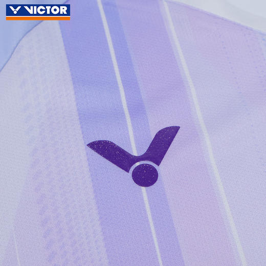 VICTOR威克多羽毛球服透气舒适大赛服短袖T-60002 商品图4