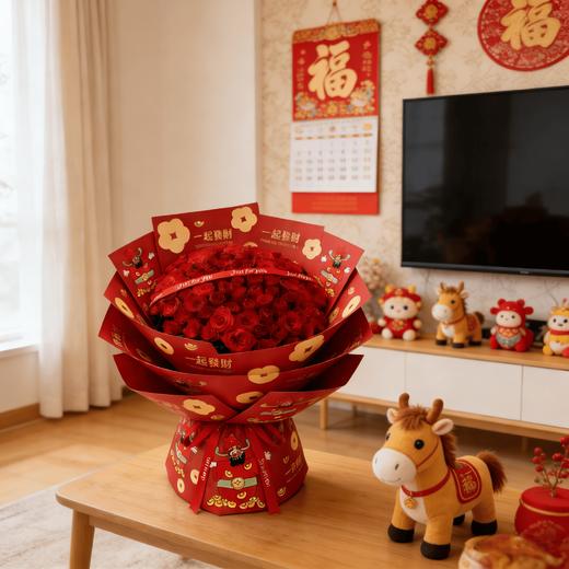 99朵玫瑰花束皇冠版五选一 商品图3