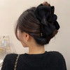 【高级不廉价❗️氛围感满满】大号蝴蝶结抓夹~高级感发夹女后脑勺盘发鲨鱼夹气质毛绒发卡发饰。jd 商品缩略图3