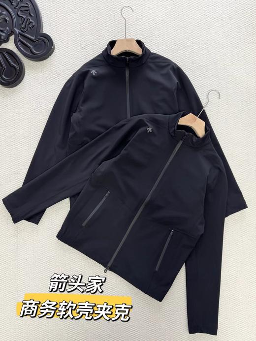 F020239春款户外休闲高尔夫加绒防水软壳立领外套 商品图0