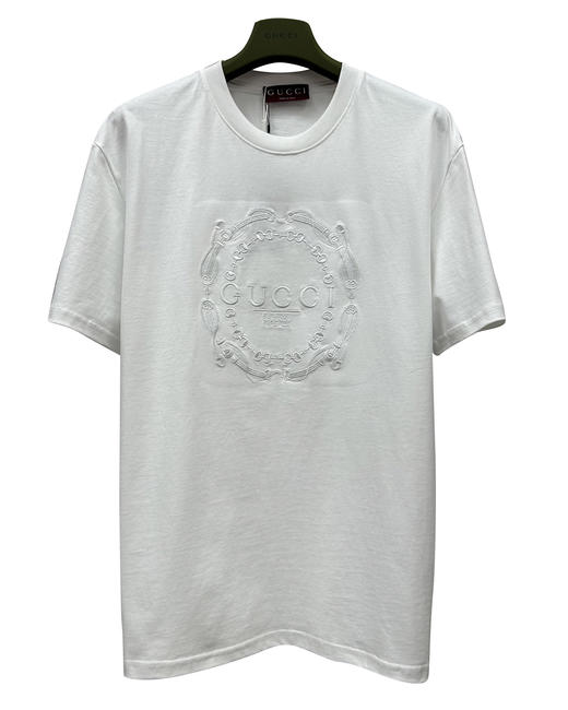 中性款全棉刺绣短袖T恤ba012 商品图0