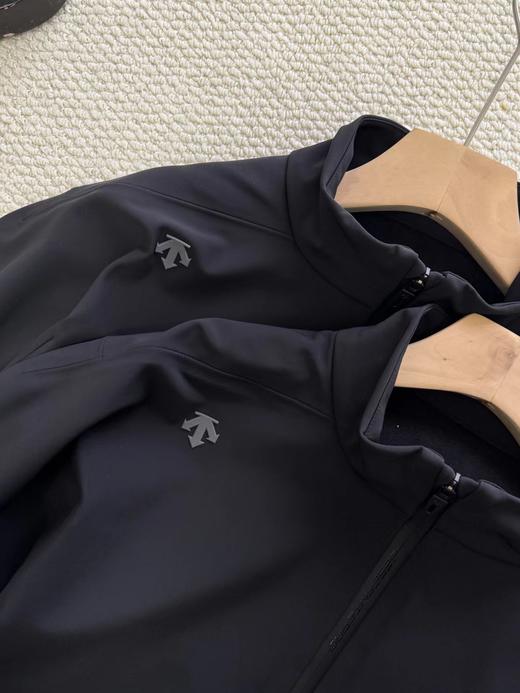 F020239春款户外休闲高尔夫加绒防水软壳立领外套 商品图3