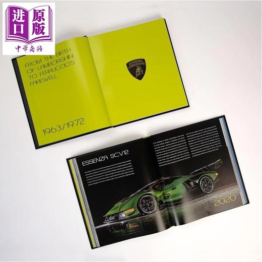 预售 【中商原版】兰博基尼 过去 现在 未来 官方图文档案 Automobili Lamborghini Past Present Future 英文原版 Simonluca Pini 商品图1